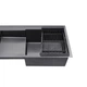 Кухонне миття Kroner KRP Schwarze - 7848RHM PVD (3.0/1.0 мм) - зображення 6
