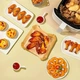 Одноразовые пергаментные формы для выпечки и жарки в аэрофритюре и мультиварке, квадратные, 50 шт - изображение 9