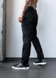 Брюки классические из коттона MonsterBrand прямые XL (52) черные - изображение 3