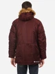 Парка Alpha Industries Slim Fit N-3B Parka 4XL Maroon/Orange - зображення 2