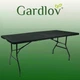 Садовый складной стол Gardlov СР12280, 180×74×74 см, чёрный - изображение 6
