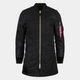 Бомбер мужской Alpha Industries MA-1 Long MJM47503C1 2XL Черный - изображение 1