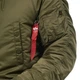 Парка Alpha Industries Slim Fit N-3B Parka S Vintage Olive - изображение 7