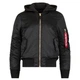 Бомбер Alpha Industries MA-1 Natus MJM47506C1 Черный XS - изображение 5