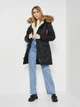 Парка зимняя с мехом женская Alpha Industries Elyse WJE45500C1 S Черная - изображение 3