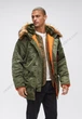 Парка Alpha Industries Slim Fit N-3B Parka 3XL Sage/Orange - изображение 10