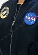 Бомбер мужской Alpha Industries MA-1 NASA Replica 2XL Темно-синий (640631406026) - изображение 13