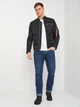 Куртка демисезонная мужская Alpha Industries Machina Biker Jacket MJM47514C1 2XL Black (640631772800) - изображение 3
