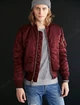 Бомбер Alpha Industries MA-1 Slim Fit MJM44530C1 Бордовий M - изображение 5