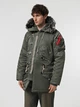 Чоловіча зимова куртка AIRBOSS Hokkaido Parka, Оливковий, 2XL - изображение 2