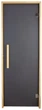 Двері для лазні та сауни Tesli Lux Graphite Sateen 2000х700 - изображение 1