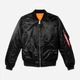 Бомбер женский Alpha Industries МА-1 Women WJM44500C1 S Черный (640631761163) - изображение 5