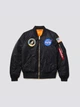Бомбер женский Alpha Industries MA-1 NASA Flight Jacket W WJM49501C1 XS Черный (640631823670) - изображение 15