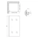 Душова перегородка Qtap Walk-In Standard BLM201.C8 100х200 см, скло Clear 8 мм, покриття CalcLessSD00051926 - зображення 2