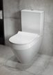Чаша унитаза напольная Cersanit Crea CleanON 010/020 Rimless с тонким сиденьем Soft Close Easy Off дюропласт K114-023 - изображение 4
