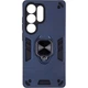 Чохол Fiji Defence для Samsung Galaxy S25 Ultra (S938) захисний бампер з кільцем підставкою Dark Blue - зображення 2