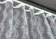 Тюль VR-Textil 1687т Органза с вышивкой Бордовый с белым 300х270 см (42-0724) - изображение 8