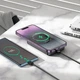 Power bank Hoco Q34 10000 mAh с быстрой беспроводной зарядкой MagSafe и дисплеем повербанк Grey - изображение 4