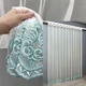 Тюль VR-Textil 1696т Грек-сітка з вишивкою і люрексом Молочний з бірюзовим 300х270 см (42-0737) - зображення 1
