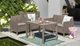 Стіл розскладний садовий Keter Lyon Rattan Table капучино 232296 - изображение 7