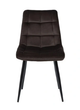 Стул мягкий со спинкой Velka Chic Bluvel 10 Velvet VBl10 коричневый - изображение 2