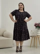 Платье из штапеля миди летнее женское Merlini Казерта 700001261 L-XL Черное (700001261_2) - изображение 9