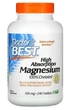 Магній з високим ступенем всмоктування Doctor's Best High Absorption Magnesium 100% Chelated with Albion Minerals, 100 mg 240 Tablets - зображення 2