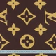 Тканина бязь набивна голд НТ принт Louis Vuitton (120г/м.кв220см пог.м) 189724 - зображення 3