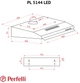 Вытяжка Perfelli PL 5144 W LED - изображение 10