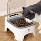 Умная автоматическая кормушка с ячейкой и таймером для собак и кошек белая - изображение 1