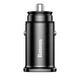 Автомобильное ЗУ Baseus Square Metal QC 3.0 30W 2USB black - изображение 1
