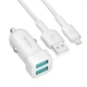Авто Зарядное Устройство Ridea RCC-21312 Grand Lightning 2USB 2.4 A Цвет Черный - изображение 7