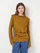 Футболка женская Zara 4437/725 M Коричневая (04437072515037) - изображение 1