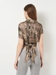 Футболка женская Zara 2464/682 M Коричневая (02464682706038) - изображение 2