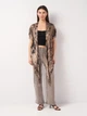 Футболка женская Zara 2464/682 M Коричневая (02464682706038) - изображение 5
