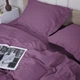 Простынь MirSon двуспальная 180x220 см 30-0008 Smoky Pink Satin Stripe (2200005250488) - изображение 3