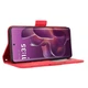 Чохол-книжка з кишеньками Deexe Wallet Stand для Motorola Edge 60 Pro - Red - зображення 4