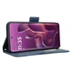 Чехол-книжка с кармашками Deexe Wallet Stand для Motorola Edge 60 Pro - Blue - изображение 4