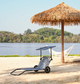 Leżak plażowy  Nils NC3307 Szary (5908261680953) - obraz 6