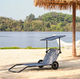 Leżak plażowy  Nils NC3307 Szary (5908261680953) - obraz 7