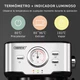 Кавоварка HiBREW H5 1050 Вт, напівавтоматична кавоварка для капучино еспресо 20 бар - зображення 2