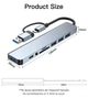 USB-Хаб Fenvi F-TUH8 8-IN-2 USB 3.0/Type-C-Hub -> USB 2.0, USB 3.0, Type-C, Audio 3.5, Card reader: SD/TF - изображение 7