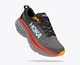 Мужские кроссовки HOKA ONE ONE BONDI 8 1123202 ACTL 43,5 (EU 43 1/3, USA 9,5 D, 27,5 см) черные с красным - изображение 2