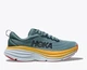 Мужские кроссовки HOKA ONE ONE BONDI 8 1123202 GBMS 50,5 (EU 50 2/3, USA 15 D, 33 см) серые с желтым - изображение 7