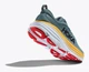 Мужские кроссовки HOKA ONE ONE BONDI 8 1123202 GBMS 49,5 (EU 49 1/3, USA 14 D, 32 см) серые с желтым - изображение 8