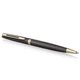 Ручка шариковая Waterman HEMISPHERE Metallic Lava Black GT BP Золотистый 22 090 - изображение 2