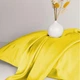Простынь на резинке по периметру MirSon Satin Light Pro 10-002 Yellow 80x200+25 см (2200010169539) - изображение 4