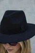 Жіночий Капелюх Fedora З Стрічкою Black (8049689) - изображение 4