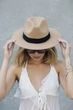 Жіночий Капелюх Fedora З Стрічкою Beige (8049693) - изображение 3