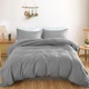 Простынь на резинке по периметру MirSon Satin Light Pro 10-004 Gray 140x190+25 см (2200010170610) - изображение 2